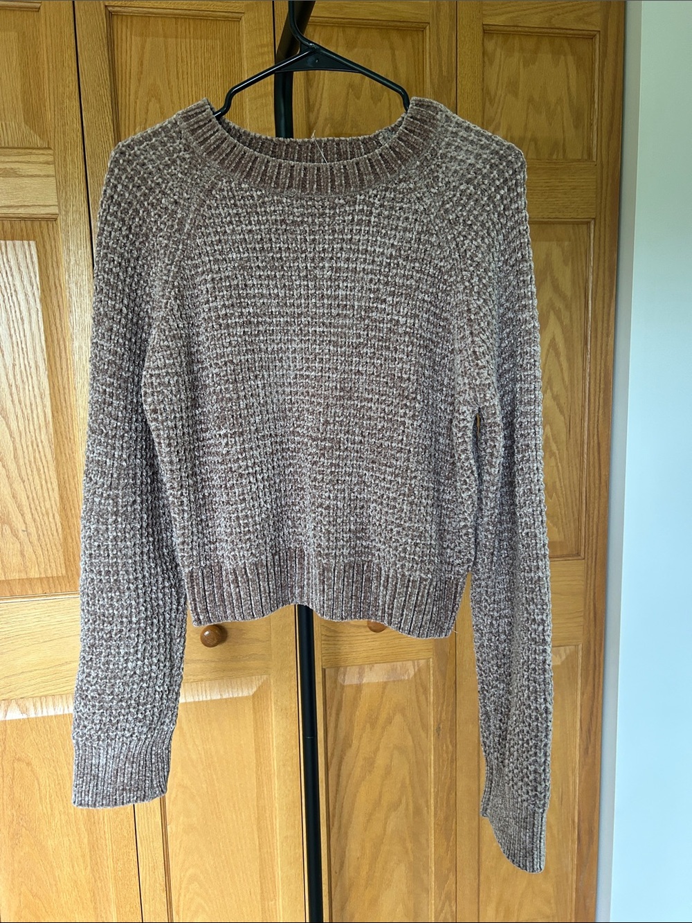 Altar’d State Cozy Chunky Knit Brown Women's Sweater